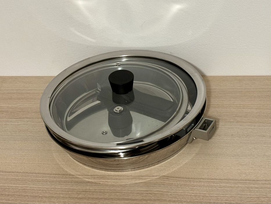 Tigăi din oțel inoxidabil IKEA Slätrocka cu capace