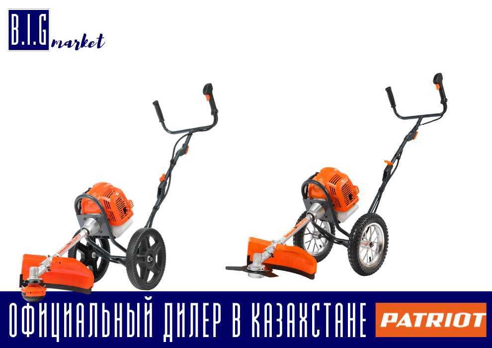 Газонокосилка бензиновая колёсный триммер PATRIOT с гарантией