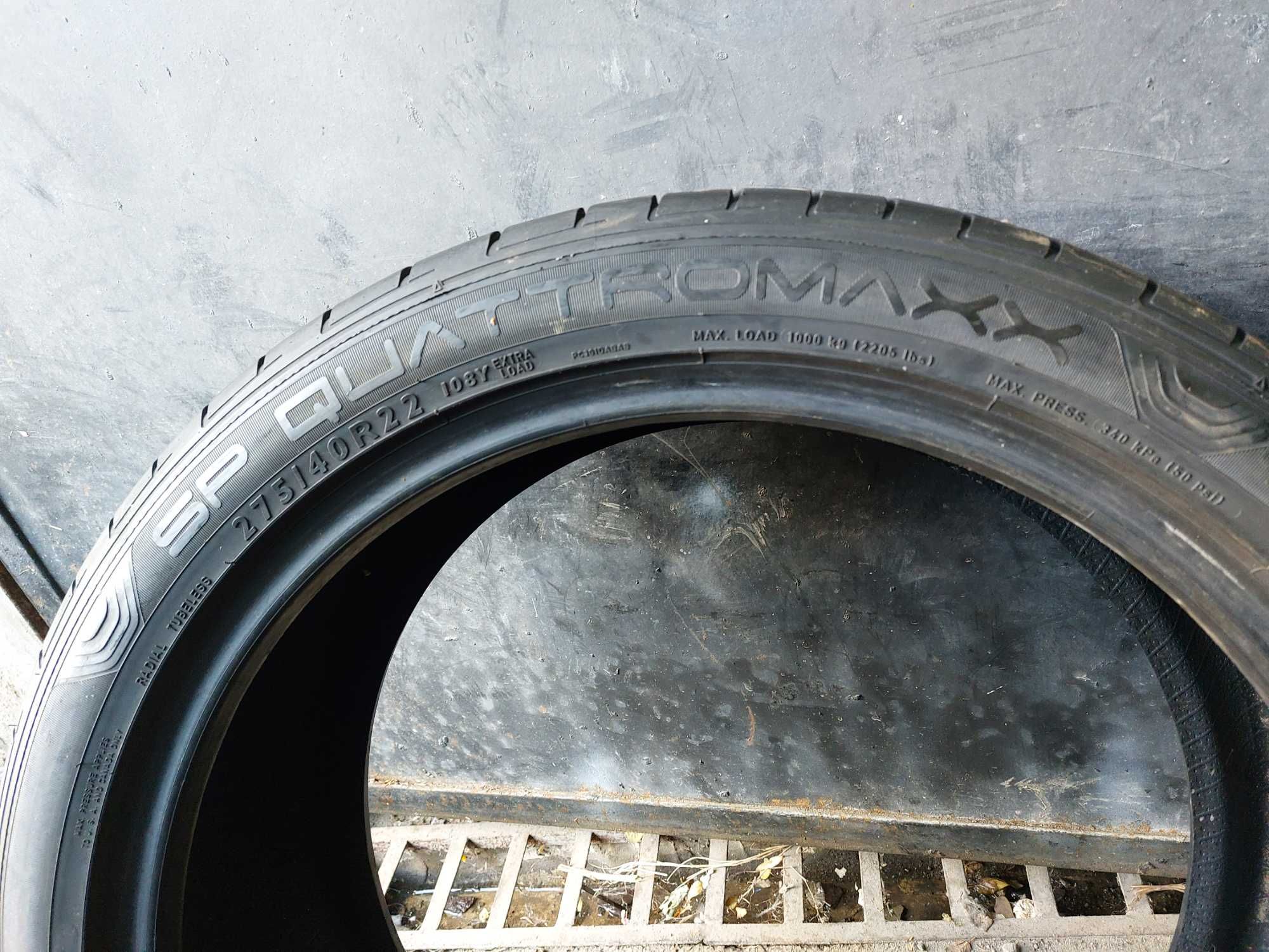 4бр.летни гуми DUNLOP 275/40/22 108V DOT 0717