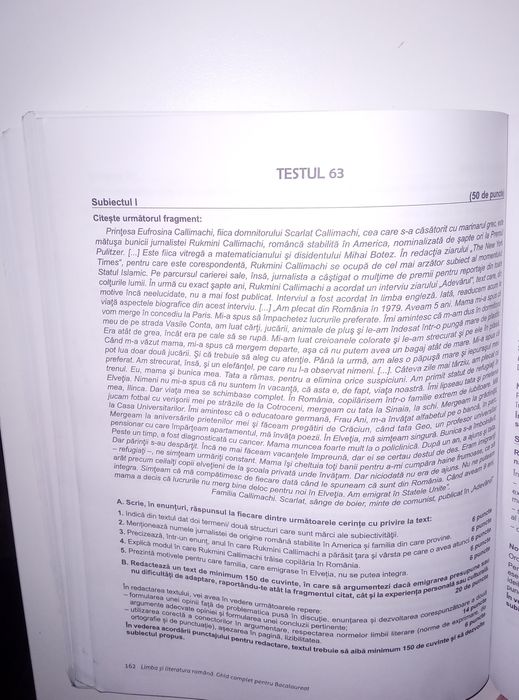 Ghid complet Bacalaureat – Limba și literatura română (80 de teste)