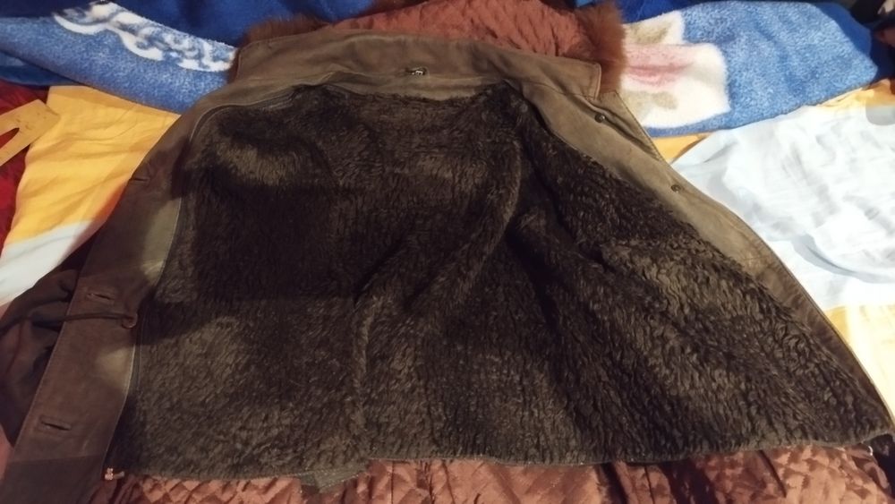 Haina de piele de căprioară, parpalac palton de dama