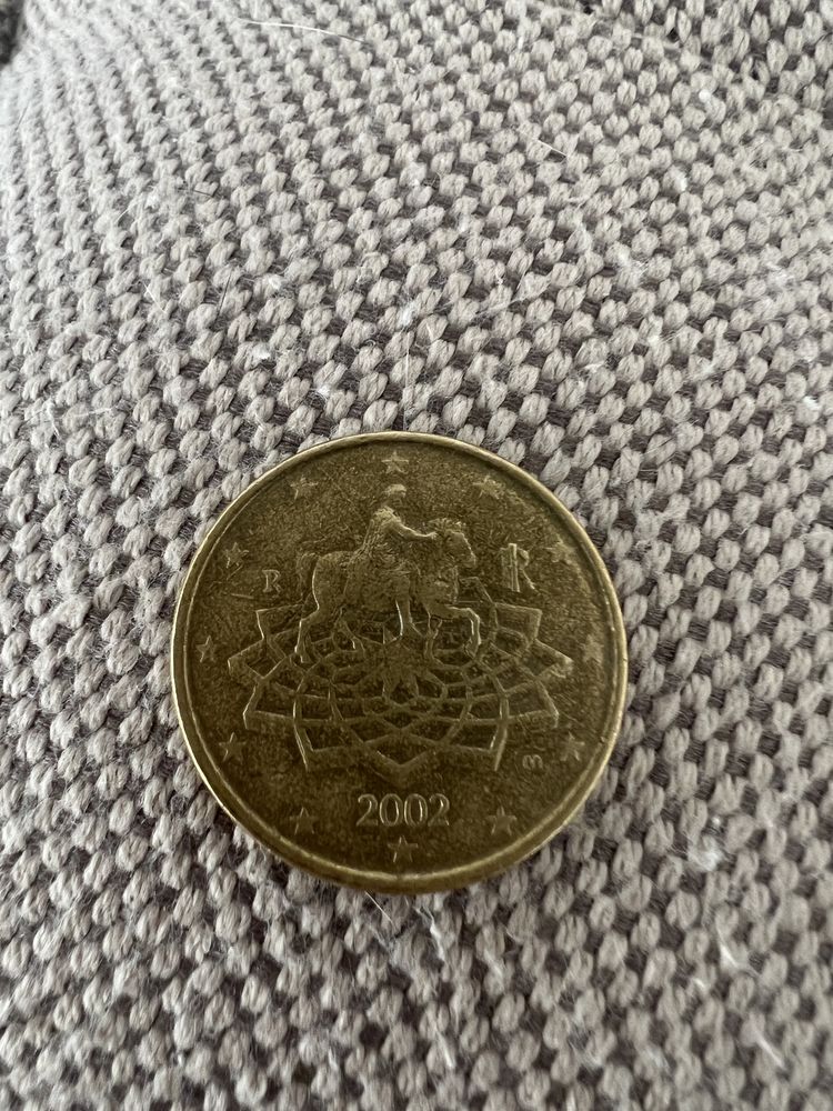 Vand 2 monede 50 euro centi 2002