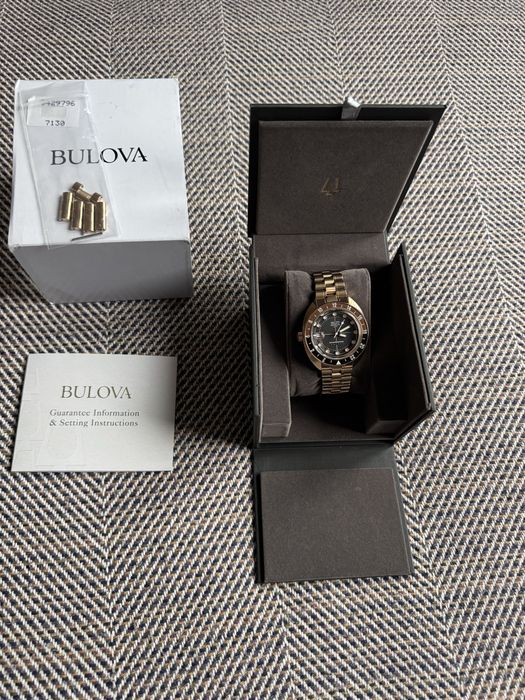 Bulova Oceanographer Devil 666ft GMT Automatic Rose Gold