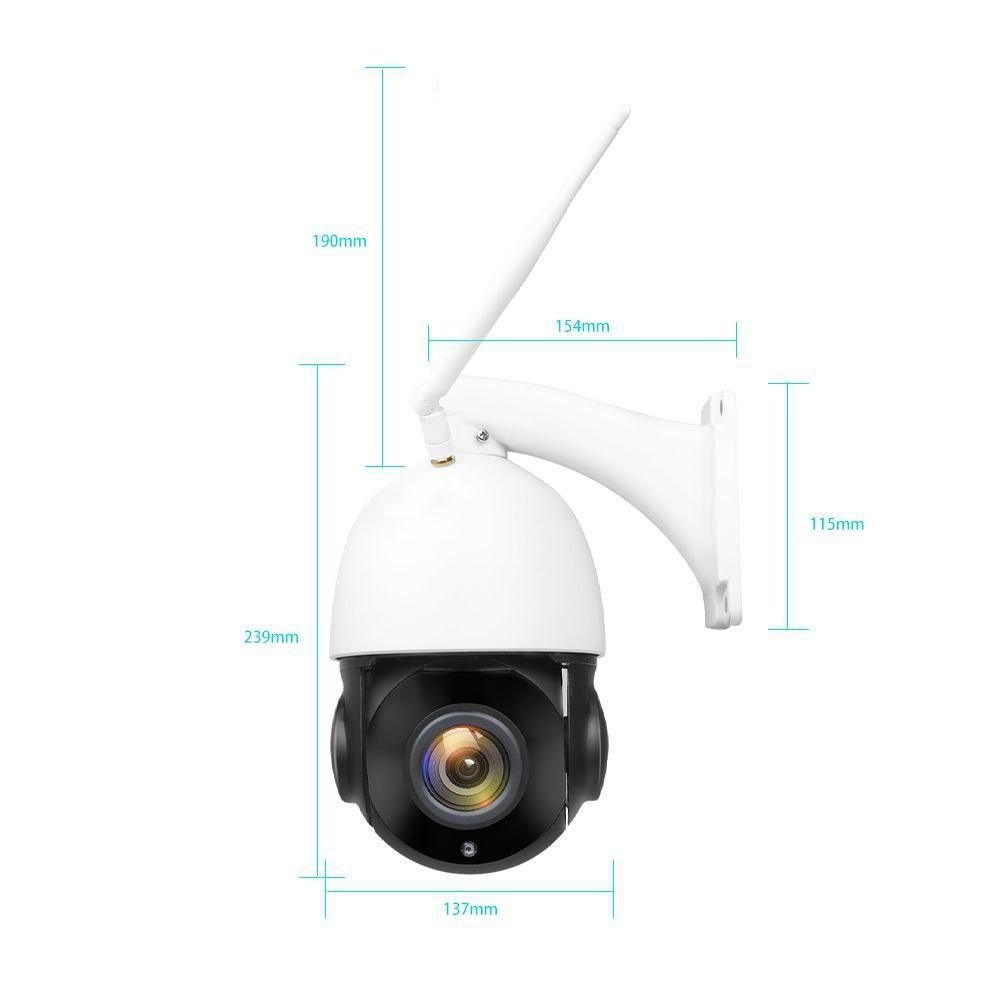 Wi-fi камера Металева охоронна 30X зум поворотна Onvif Wi-Fi IP камера