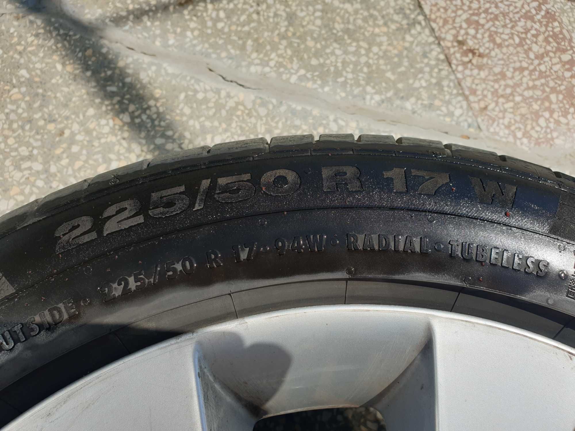 2 броя летни CONTINENTAL Conti Sport Contact 5  225/50 R17 94W RFT.