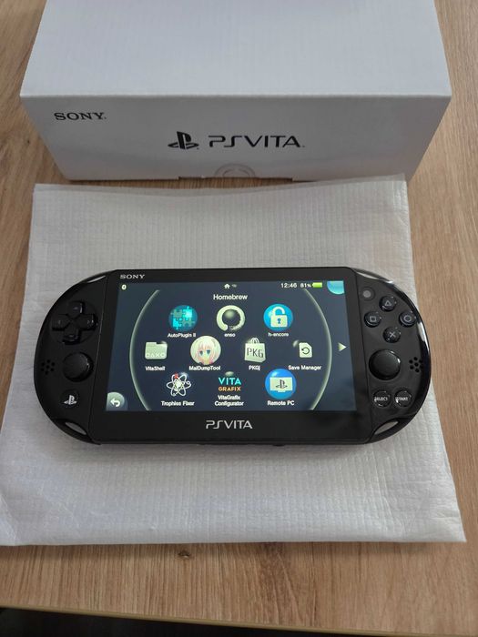 Joc de copii PS Vita Slim modat cu SD2VITA și card 128gb Samsung Evo