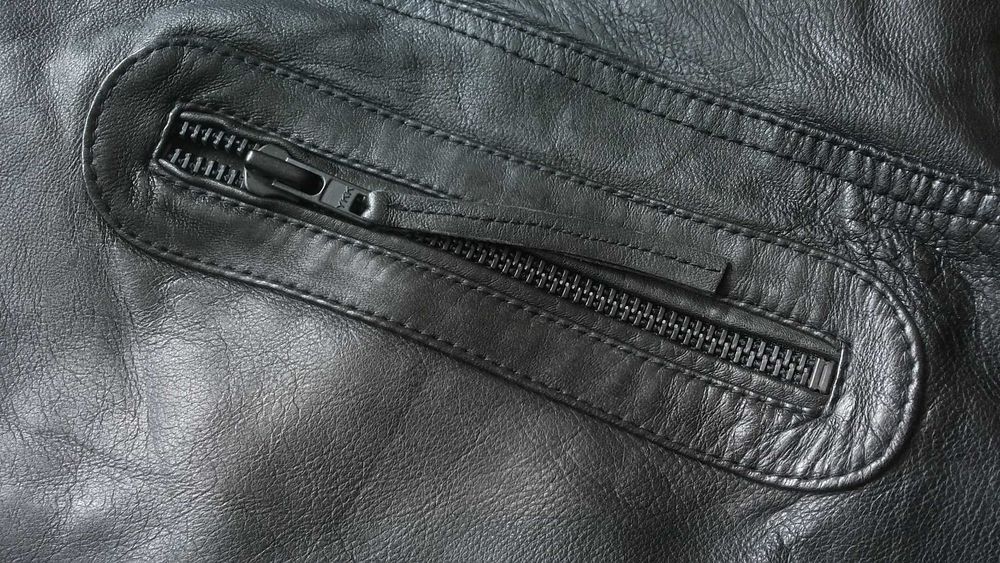 SELECTED Leather Jacket Размер L / XL яке естествена кожа 43-66