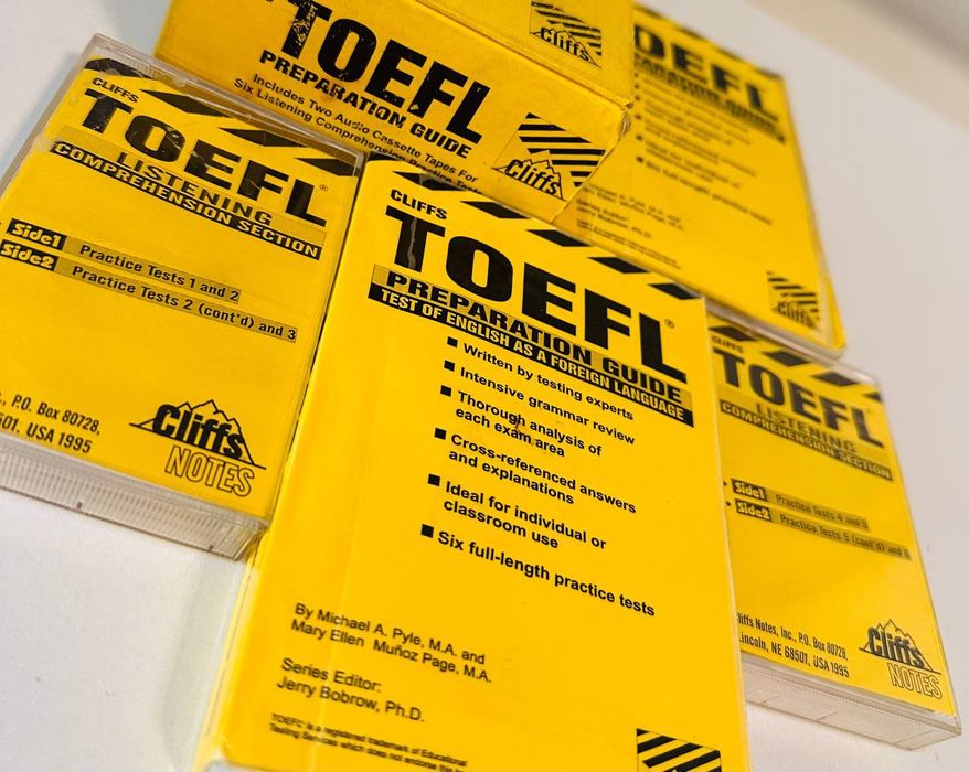 Toefl,TOEFL,preparation guide,IELTS,kitob,ingliz tili