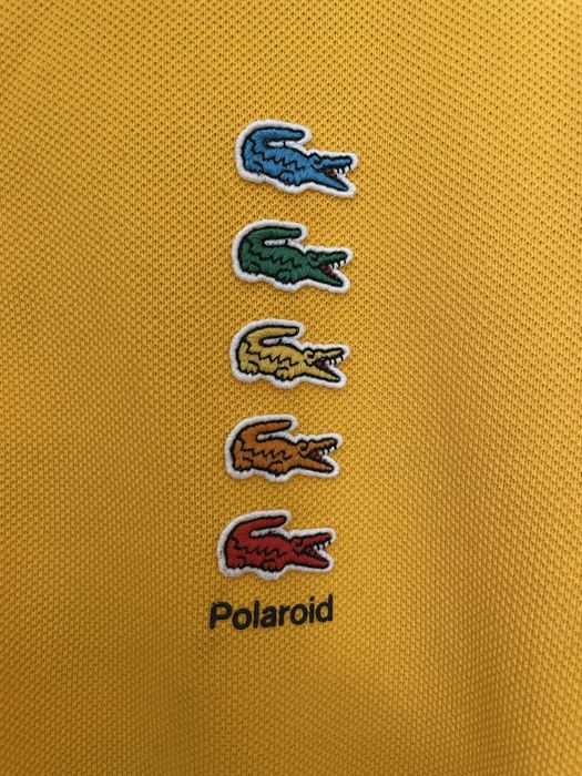 Тениска Lacoste x Polaroid