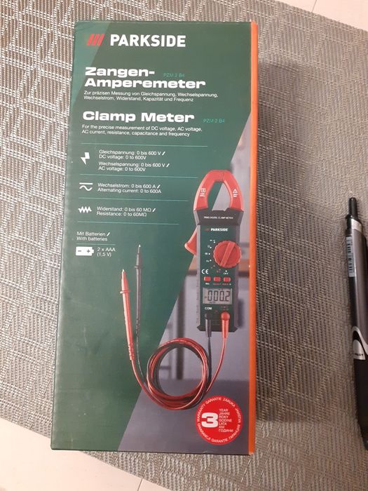 Clește ampermetric, PARKSIDE!