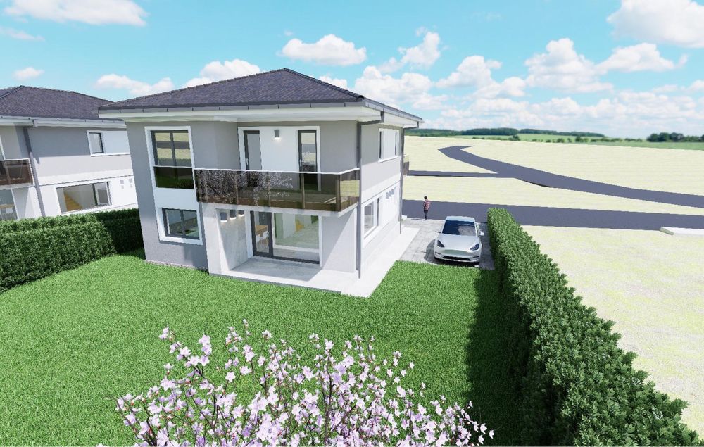 Teren 505 m Autorizat cu casa individuala Chinteni Str George Enescu