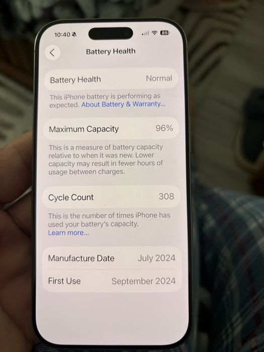 Iphone 16 pro 256 gb neverlock
