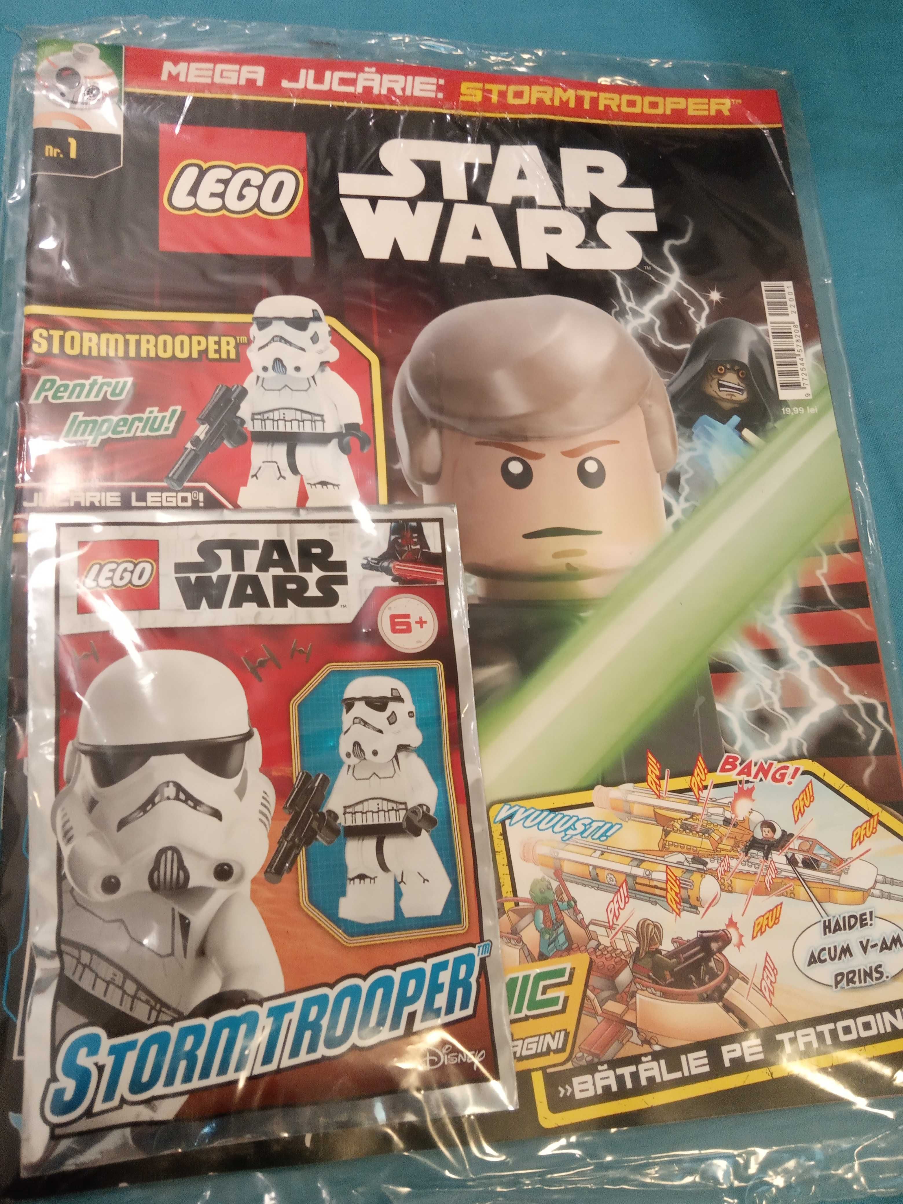 Seturi mici Lego Star Wars (foil bags) cu revistele aferente, sigilate