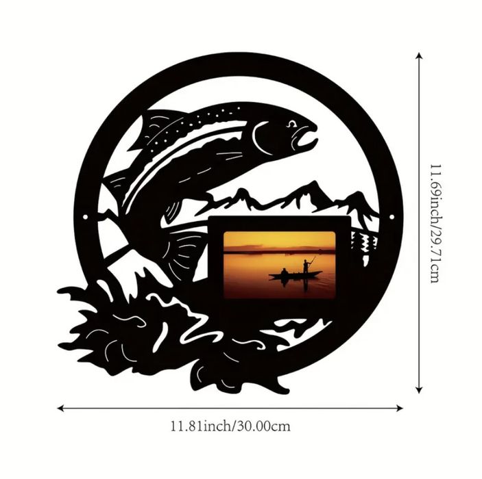 Метална Персонализирана кутия за снимки с риболовна тематика