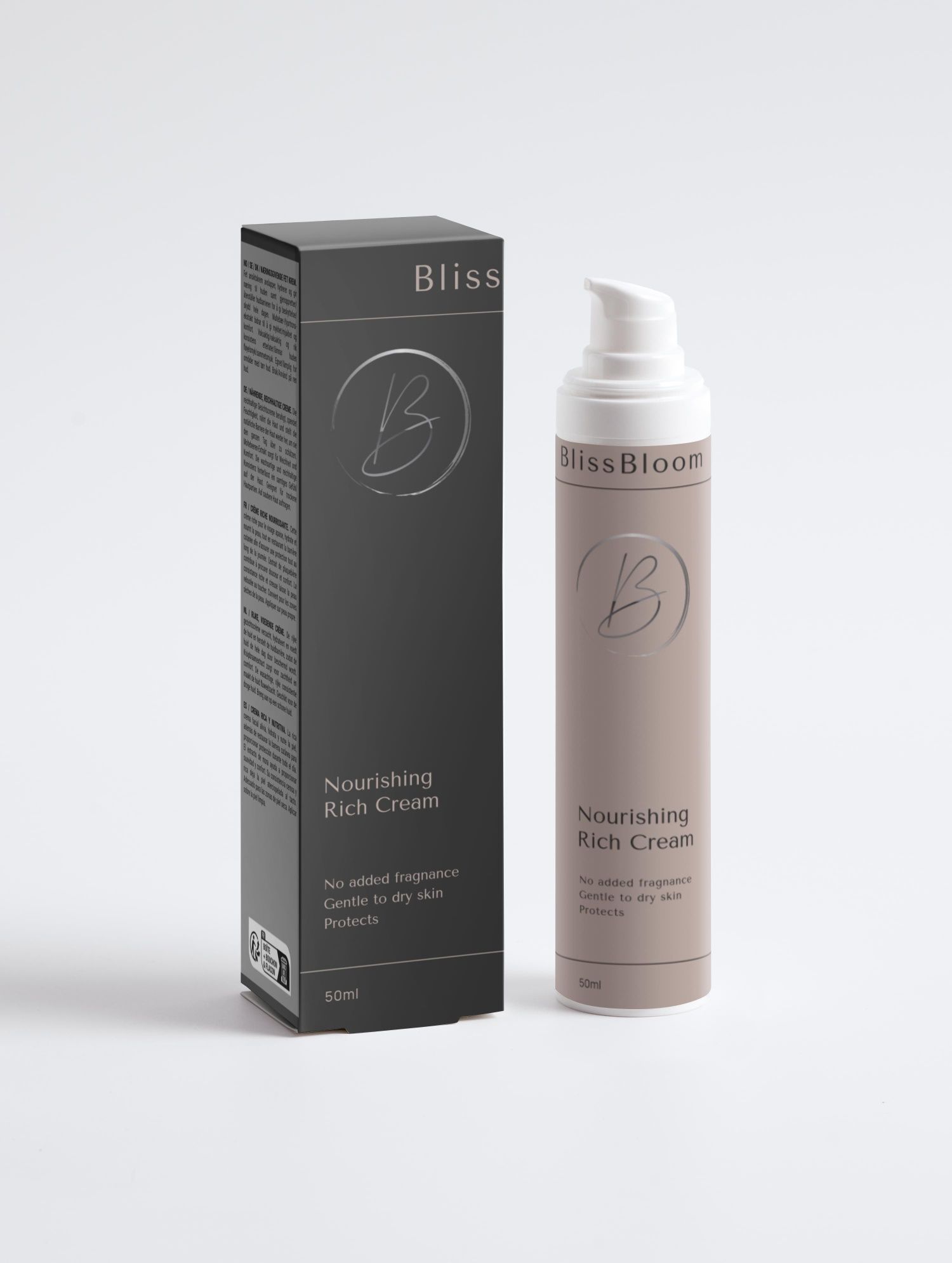 Nourishing Rich Cream, Fragrance Free Подхранващ Богат Крем, Без Арома