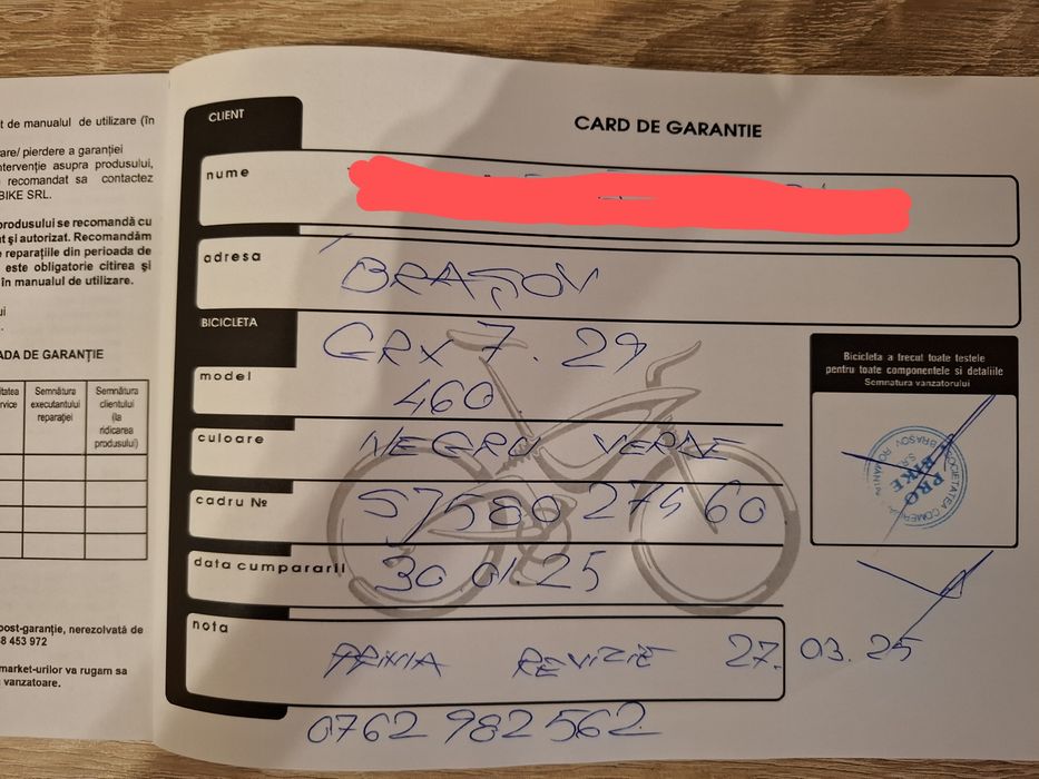 Vand bicicleta MTB Cross Grx 7, M, 29, ca noua