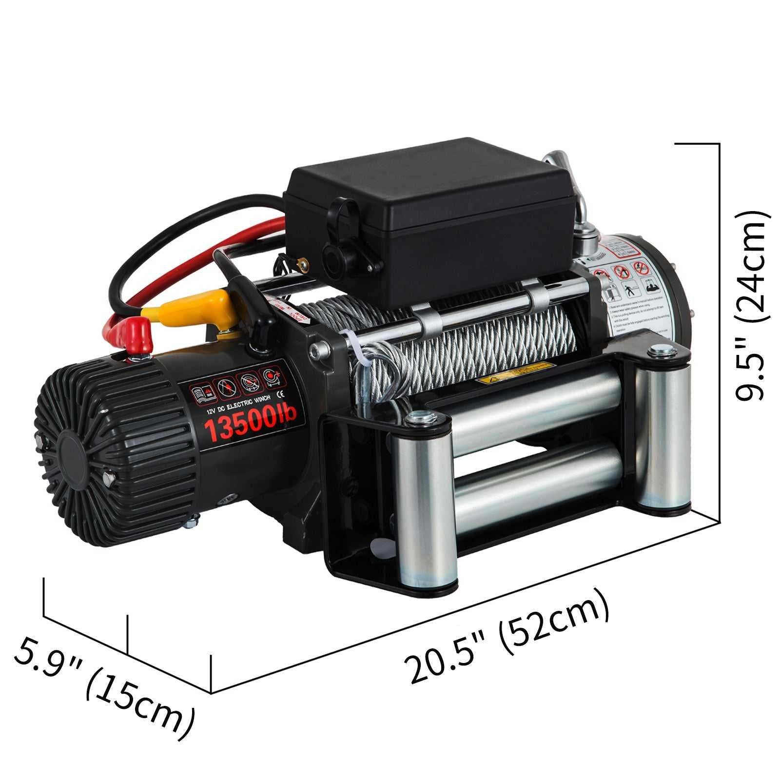 Troliu 12V 13500LBS AUTO / PLATFORMA 12V (6.2T) + 2 Telecomenzi NOU