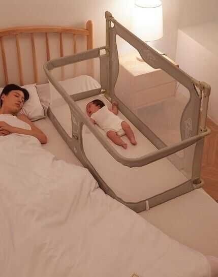 Детская складная переносная кроватка 3 в 1, мягкий моющийся чехол