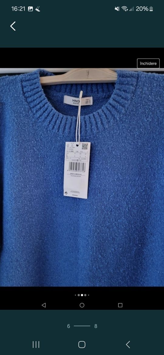 Pulover dama Nou Mango xl