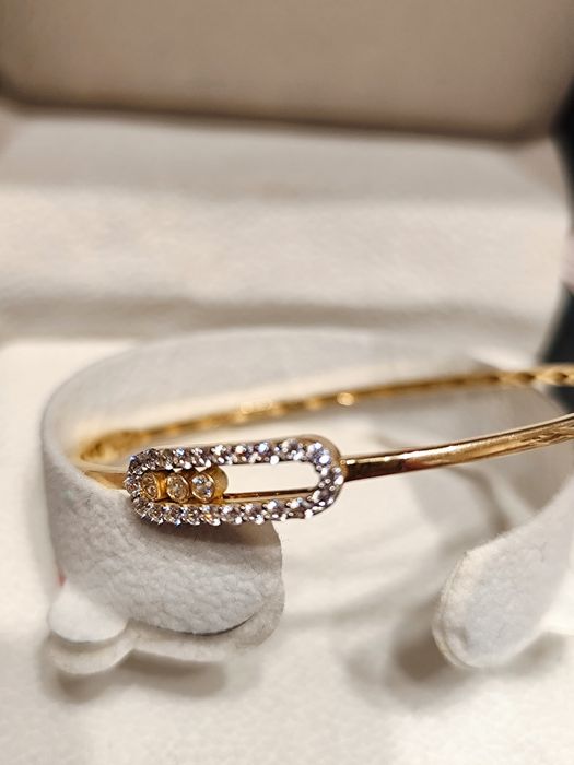 Браслет желтое золото Мессика