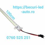Grilă Led 1 metru 18Watti(Alb,Albastru și Roșu) 12V-220V