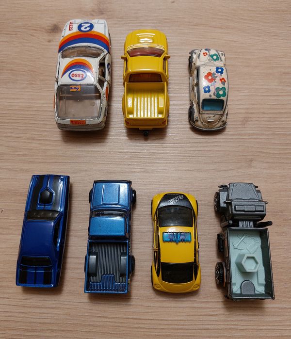 Метални колички matchbox, hotwheels, yatming, siku.