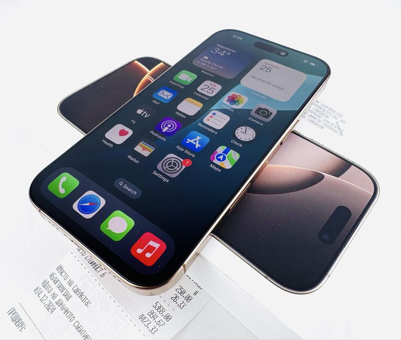 НОВ! Apple iPhone 16 Pro 128GB Desert Titanium 2г. Гаранция!