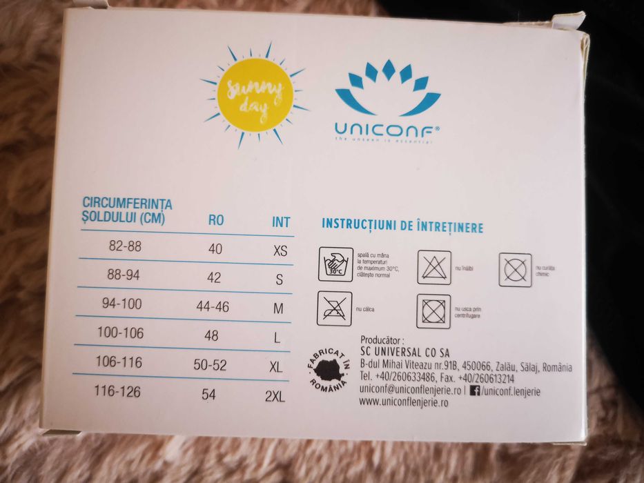 Slip de baie Uniconf mărimea S