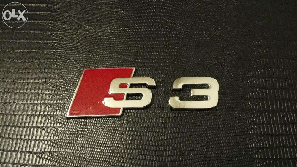 Emblema Audi S3-line (spate) metal