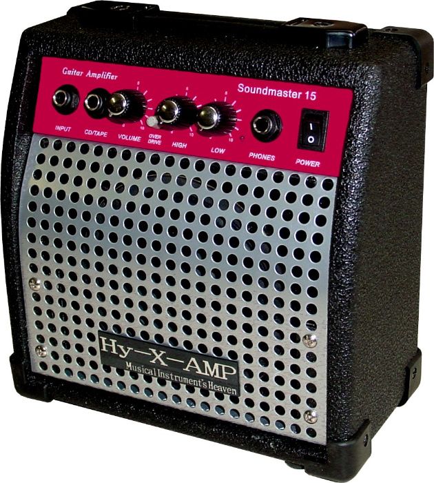 Set chitara electrica Santander ST-500 ALBASTRU Hy-X-AMP Soundmaster 1