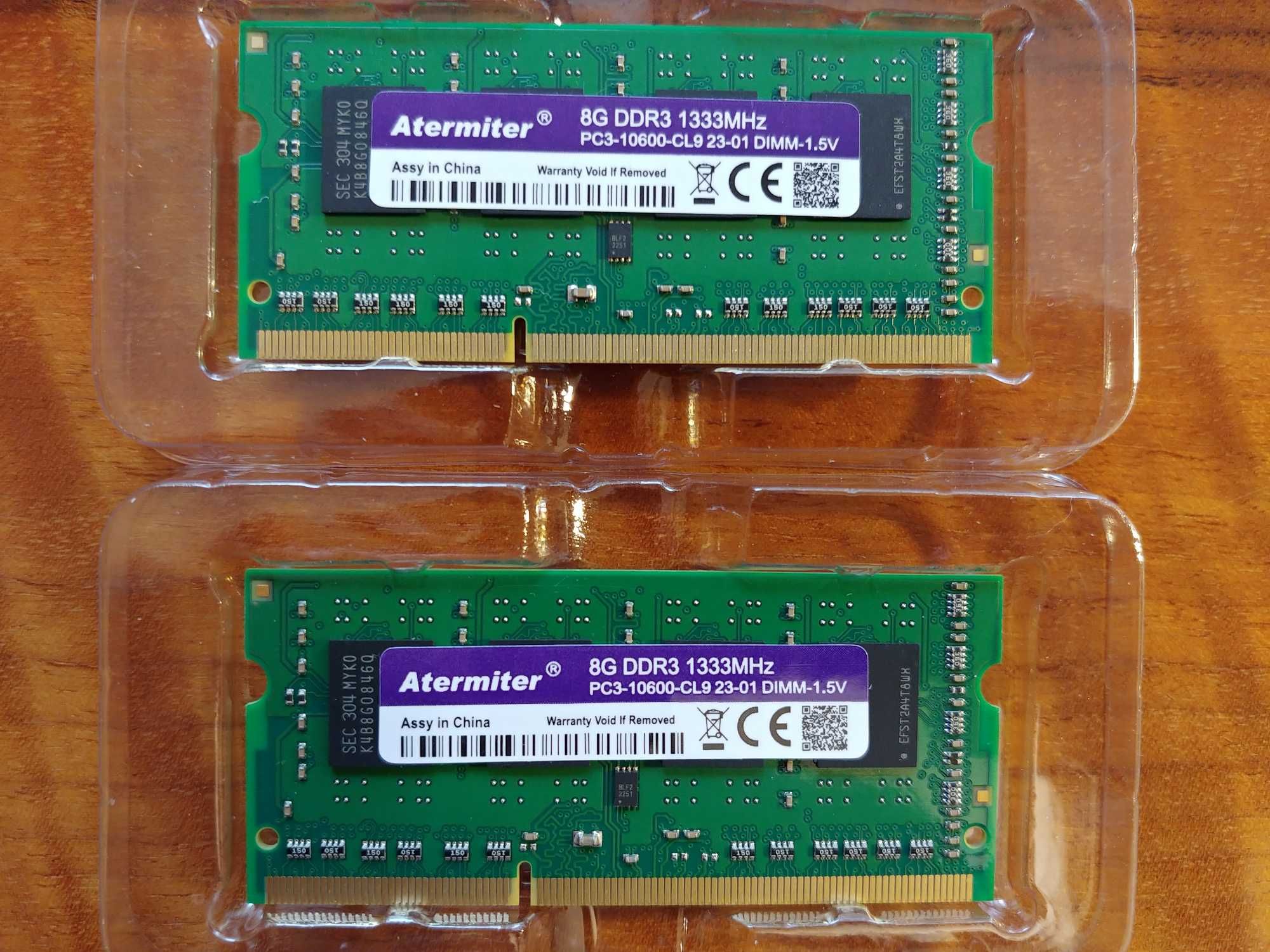 Оперативная память SO-DIMM DDR3 2x8Gb 1333MHz 1.5V