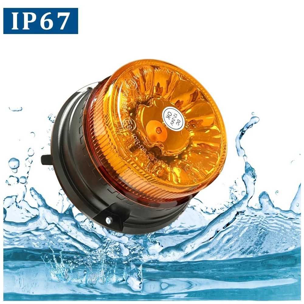 Аварийна лампа с магнит за автомобили Камиони Трактор 12 / 24V