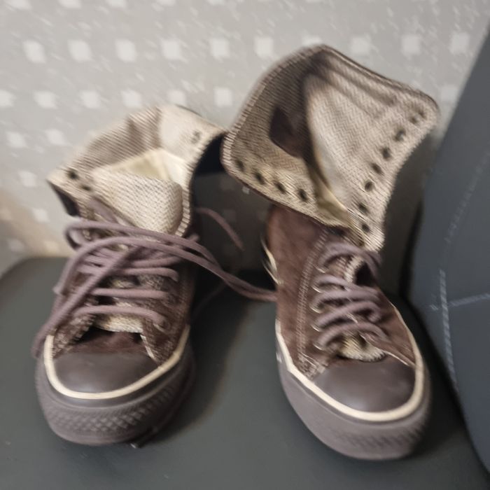 Tenesi Converse All Star piele intoarsa