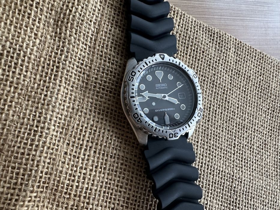 Ceas Seiko Skx 171 automatic Scuba curea de silicon