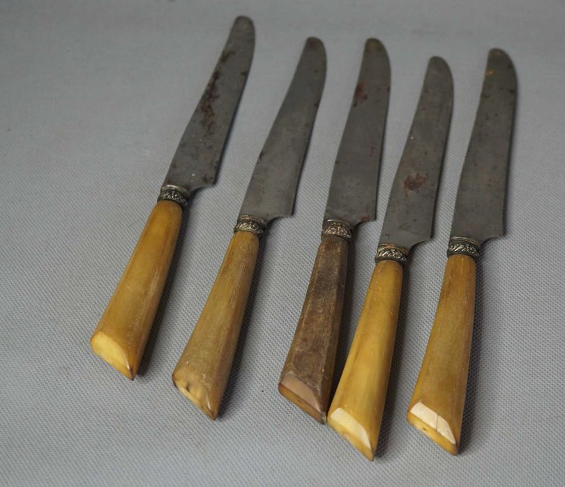 Veritable 5 Стари Френски ножа нож със сребро