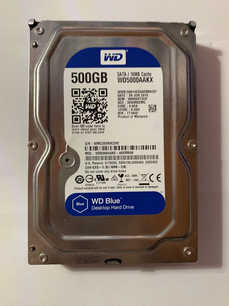 Hard Disk 500GB Western Blue Digital