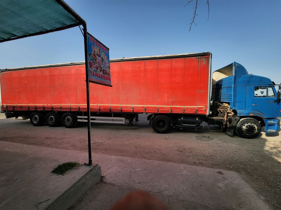 Kamaz evro 2011 Padushka Zf karobka 8 talik  Pritsep 2005xolati yaxshi