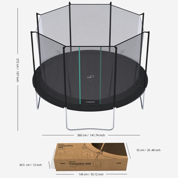 Trambulină De Exterior Cu Diametru 360 - produs resigilat Decathlon