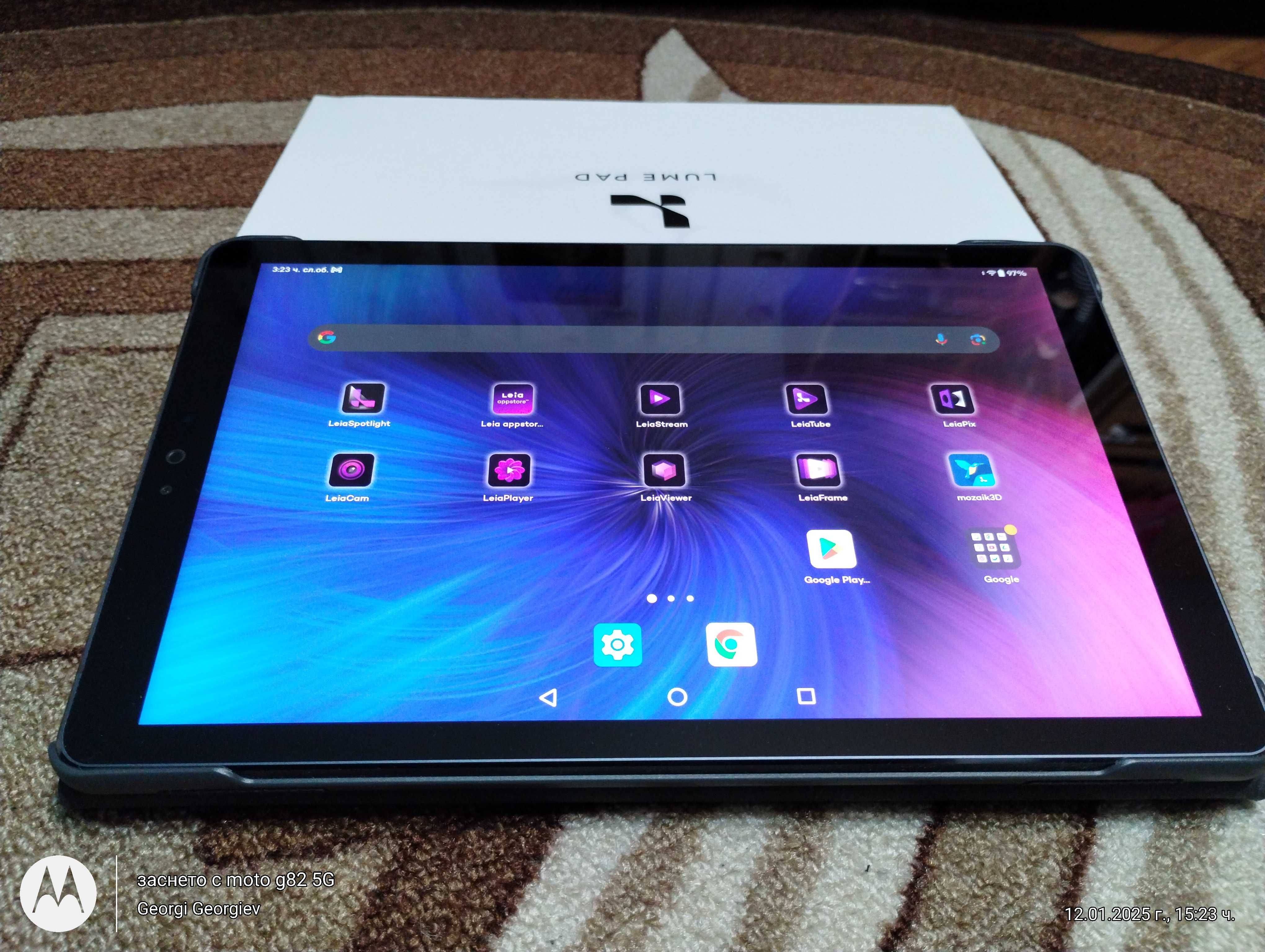 Спешно Lume Pad 3D Tablet Без очила 3D Camera