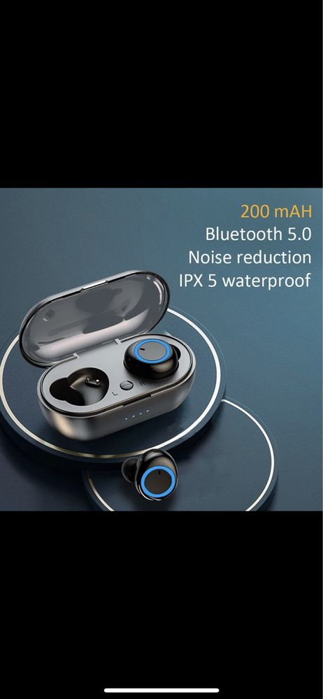 Y50 Bluetooth Earphone Outdoor Sports Wireless Headset 5.0 With