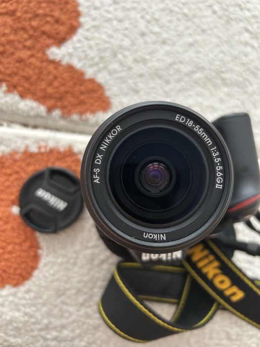 nikon d3200 dslr + obiectiv nikon DX 18-55mm