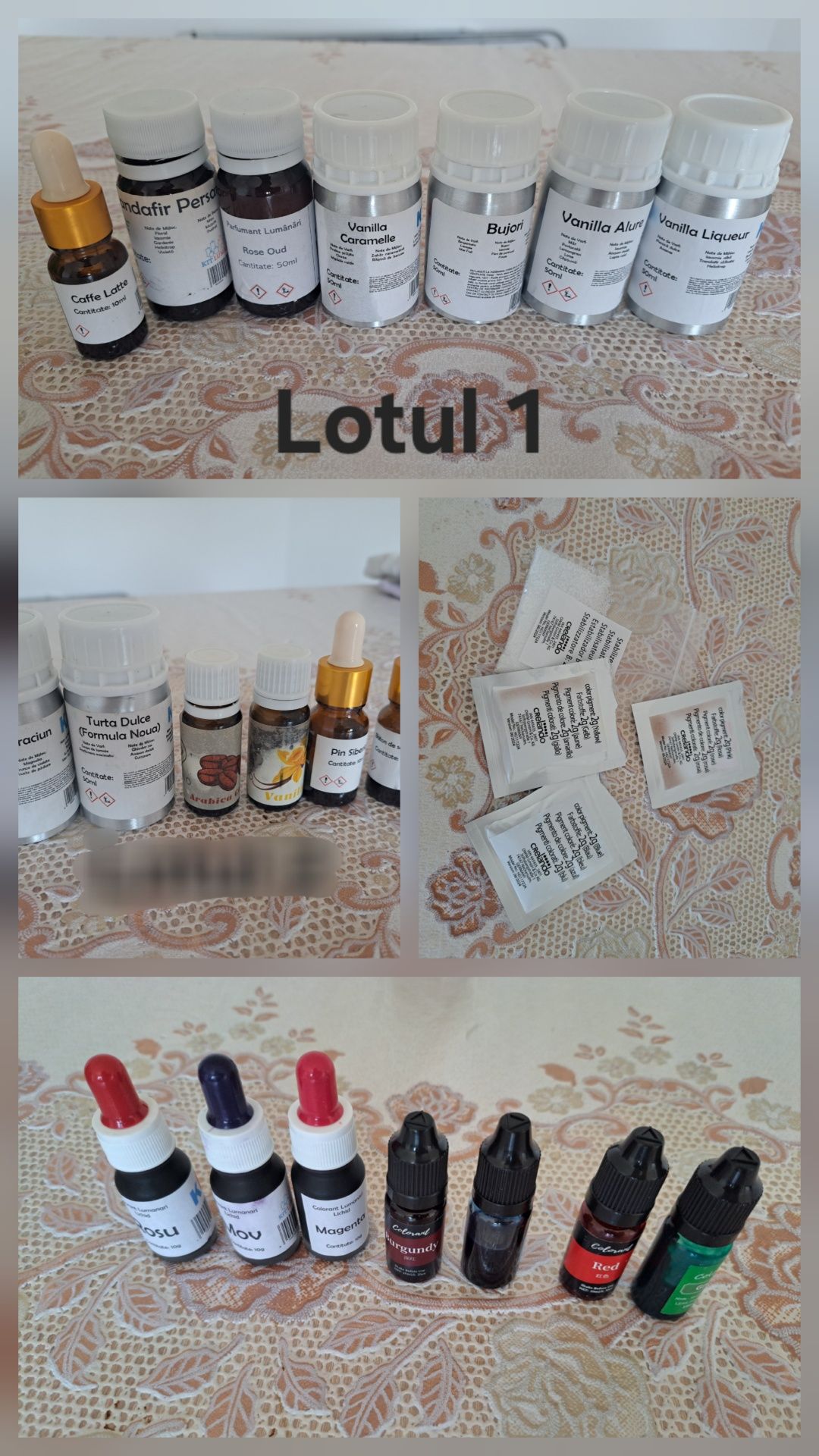 Vând Kit lumânări parfumate