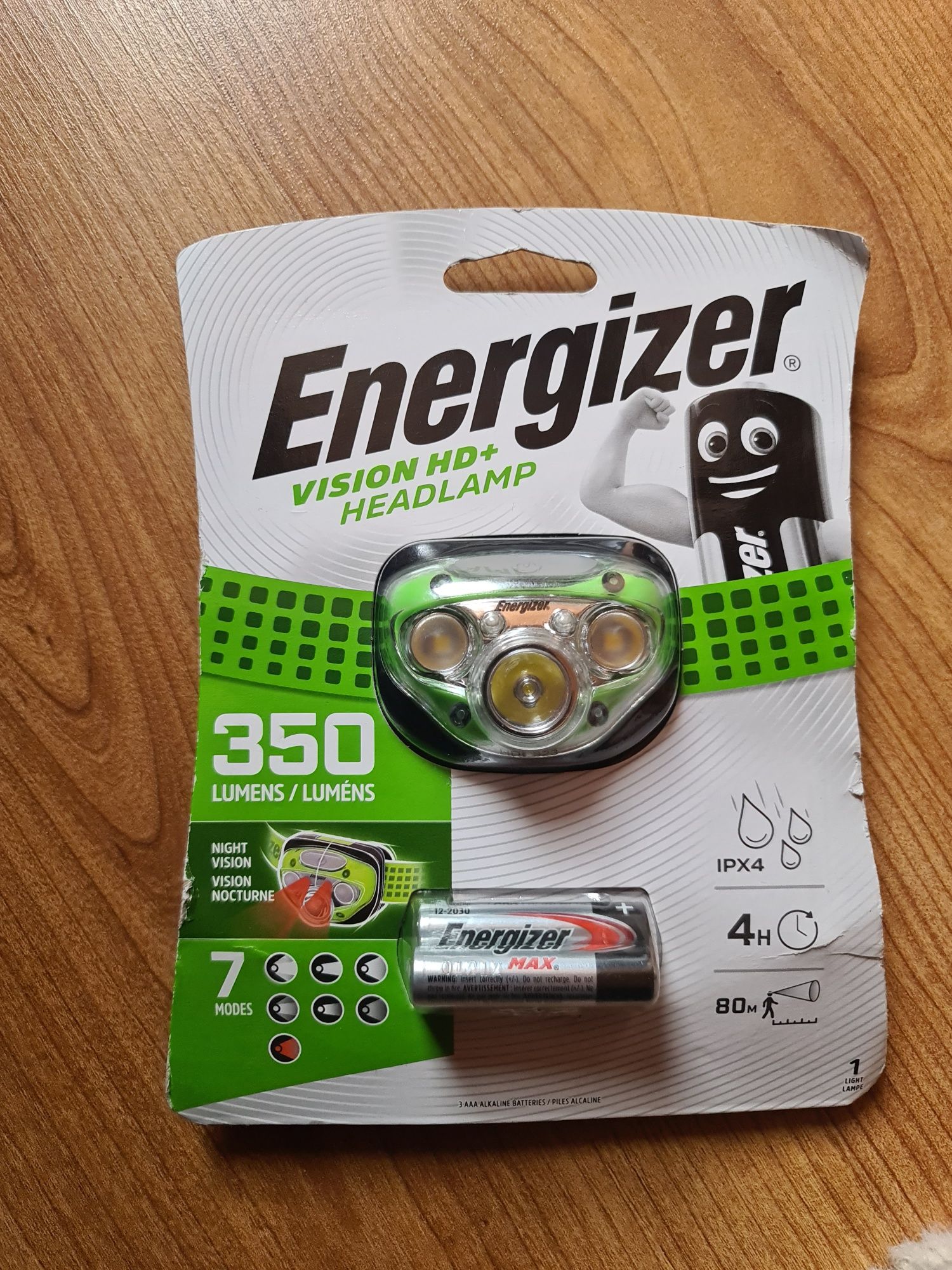 Lanterna cap Energizer cu baterii incluse