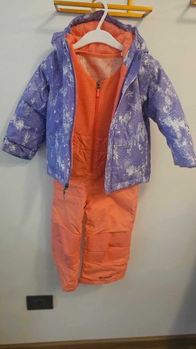 Set Columbia - Buga II Set copii 3T / 92 geaca + salopeta ski, ca nou