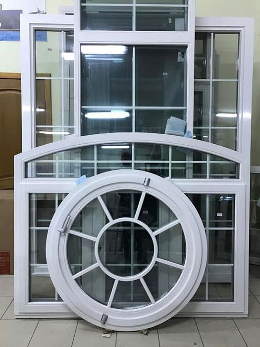 Пластиковые окна,  Двери  Перегородка,  Витраж,  Застекление балкона