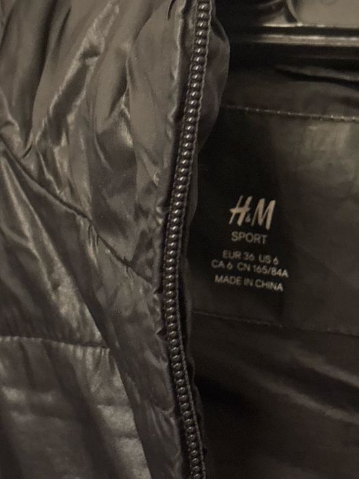 Дамско черно яке H&M размер 36 / S