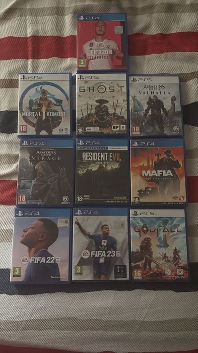 Продажа/обмен игр пс4/5