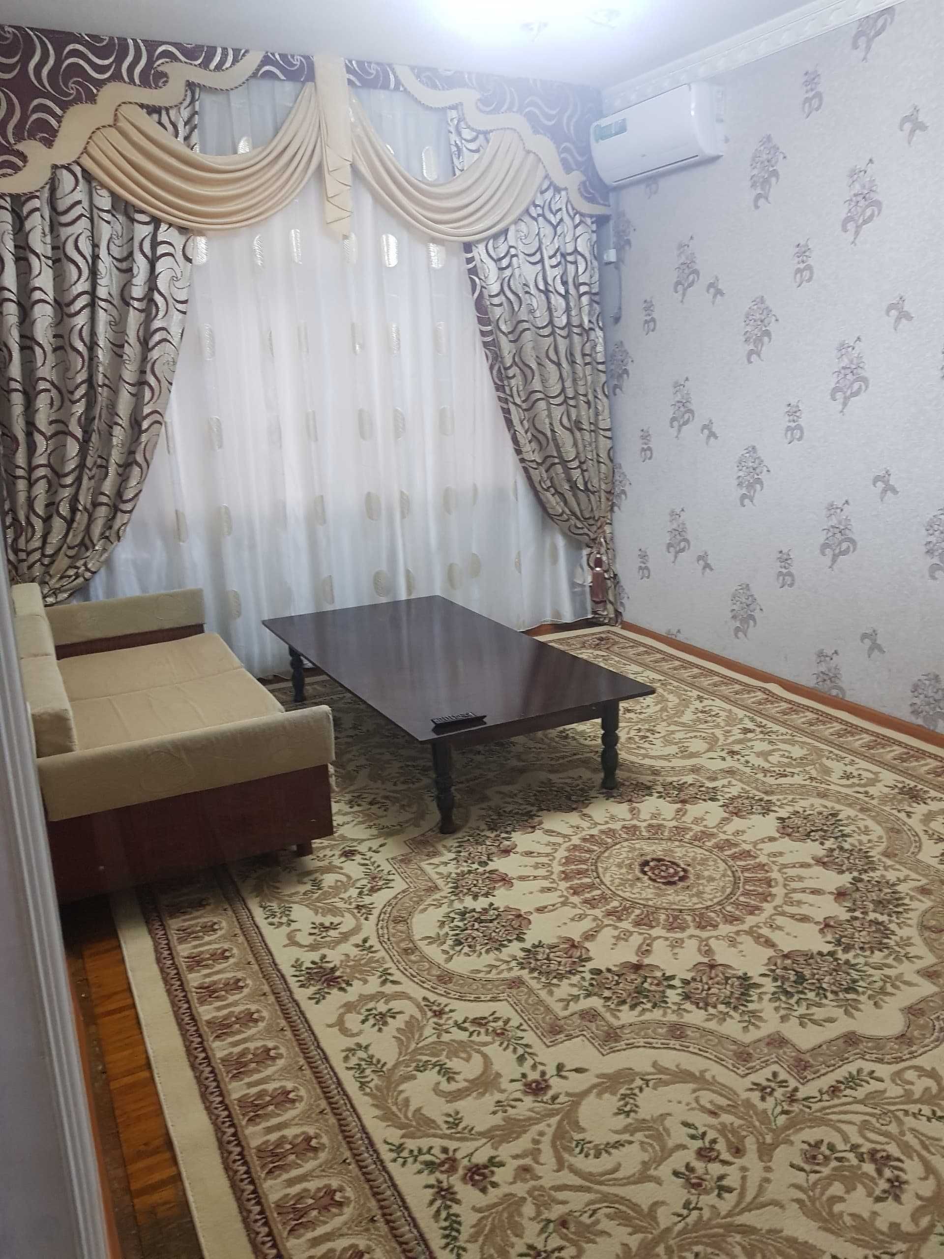 Аренда квартира 2-х ком. р-н Юнусобод, квартал 15, метро Туркистон