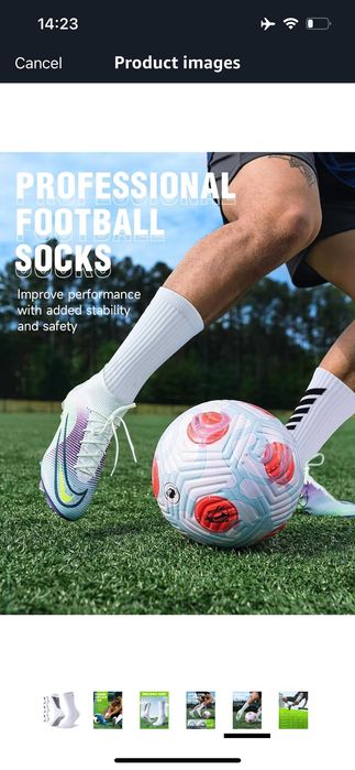 Футболни Чорапи Anti Slip размер 42-45