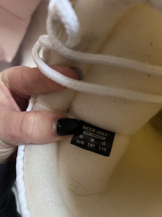 Cizme de zapada albe Moon Boot Icon Nylon